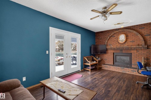 19 Howson Crescent, Edmonton, AB - Indoor With Fireplace