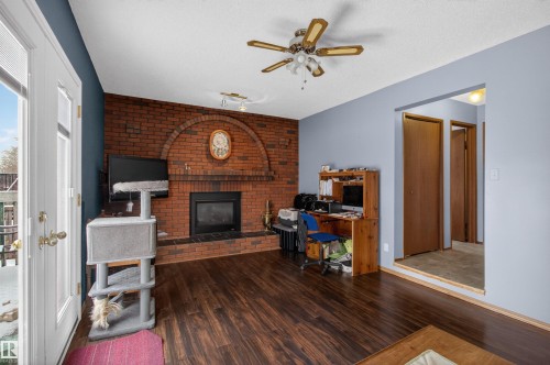 19 Howson Crescent, Edmonton, AB - Indoor With Fireplace