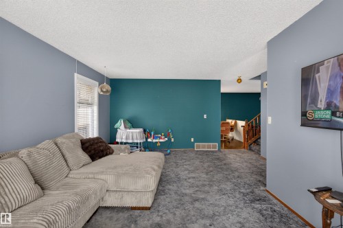 19 Howson Crescent, Edmonton, AB - Indoor Photo Showing Living Room