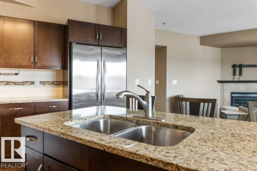 205 35 Sturgeon Road, St. Albert, AB - Indoor Photo Showing Kitchen With Double Sink
