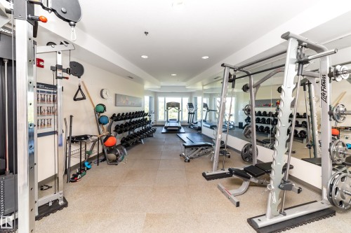 205 35 Sturgeon Road, St. Albert, AB - Indoor Photo Showing Gym Room