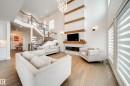 35 Elwyck Gate, Spruce Grove, AB  - Indoor Photo Showing Living Room With Fireplace 
