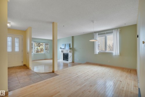 4611 41 Avenue, Beaumont, AB - Indoor With Fireplace