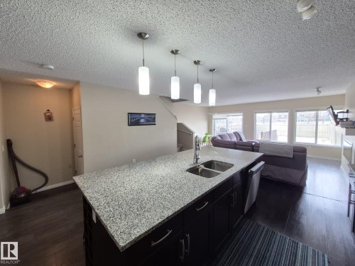 5429 Crabapple Loop, Edmonton, AB - Indoor Photo Showing Kitchen With Double Sink
