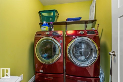 Upper Level Laundry - 17963 78 Street, Edmonton, AB - Indoor Photo Showing Laundry Room
