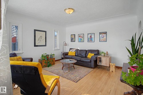 12140 91 Street, Edmonton, AB - Indoor Photo Showing Living Room