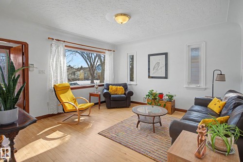12140 91 Street, Edmonton, AB - Indoor Photo Showing Living Room