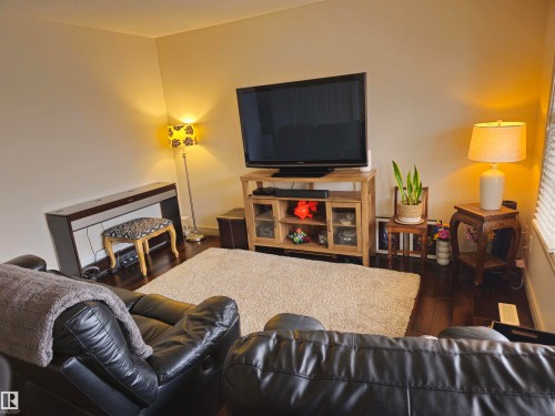 2911 15 Street, Edmonton, AB - Indoor Photo Showing Other Room With Fireplace