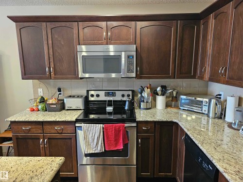 2911 15 Street, Edmonton, AB - Indoor Photo Showing Kitchen With Upgraded Kitchen