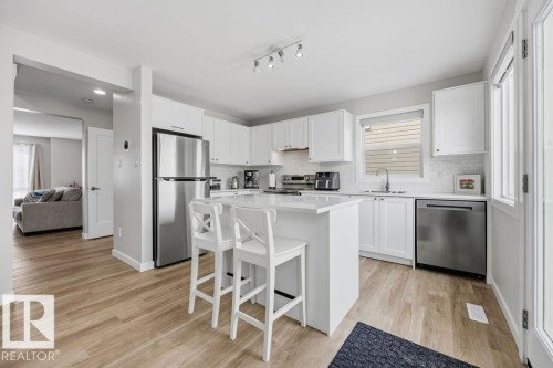 21360 90 Avenue, Edmonton, AB - Indoor Photo Showing Kitchen With Upgraded Kitchen