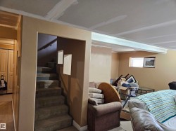 Showing some of the partially developed basement - 