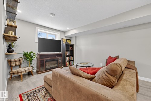 8061 Chappelle Way, Edmonton, AB - Indoor With Fireplace