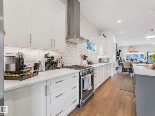6720 105A Street, Edmonton, AB - Indoor Photo Showing Kitchen With Upgraded Kitchen