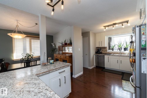 7123 39A Avenue Nw, Edmonton, AB - Indoor Photo Showing Kitchen With Double Sink
