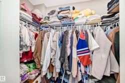 The property features a closet with wire shelving and hanging rods - 