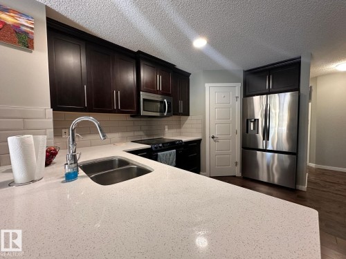 4427 6 Street, Edmonton, AB - Indoor Photo Showing Kitchen With Double Sink With Upgraded Kitchen