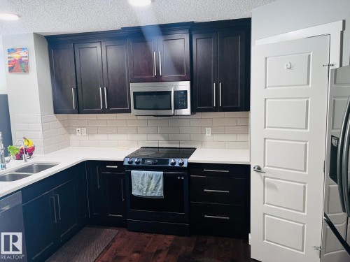 4427 6 Street, Edmonton, AB - Indoor Photo Showing Kitchen With Double Sink With Upgraded Kitchen
