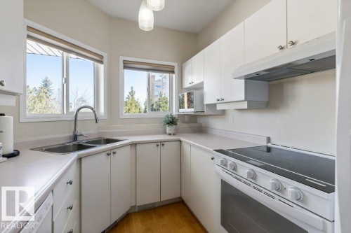 203 15499 Castle Downs Road, Edmonton, AB - Indoor Photo Showing Kitchen With Double Sink