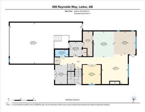 Floor plan - 606 Reynalds Way, Leduc, AB - Other