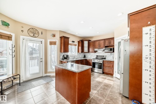 6903 38 Avenue, Camrose, AB - Indoor Photo Showing Kitchen With Double Sink