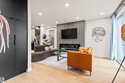 8944 145 Street, Edmonton, AB - Indoor With Fireplace