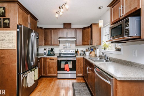 9359 74 Avenue, Edmonton, AB - Indoor Photo Showing Kitchen With Stainless Steel Kitchen With Double Sink