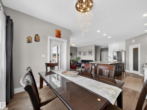 1047 Coopers Hawk Link Link, Edmonton, AB - Indoor Photo Showing Dining Room