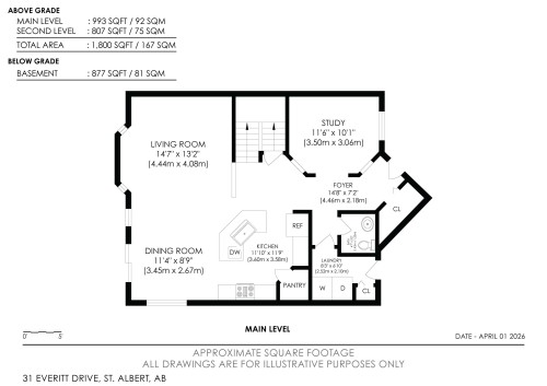 Floor plan - 31 Everitt Drive, St. Albert, AB - Other
