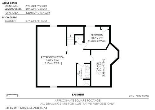 Floor plan - 31 Everitt Drive, St. Albert, AB - Other