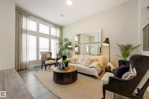 596 Stout Bend, Leduc, AB - Indoor Photo Showing Living Room