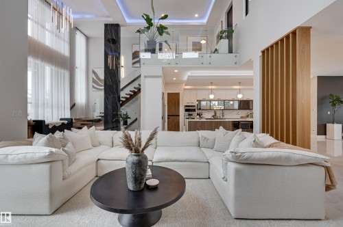 8908 140 Street, Edmonton, AB - Indoor Photo Showing Living Room