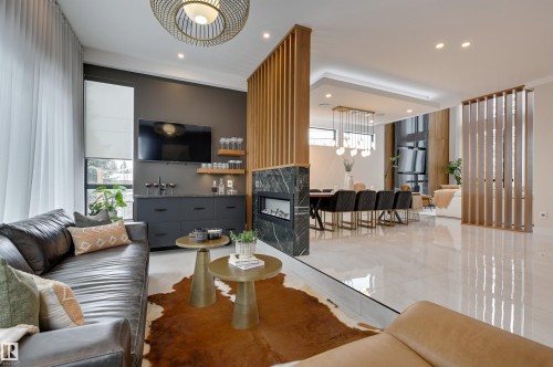 8908 140 Street, Edmonton, AB - Indoor Photo Showing Living Room