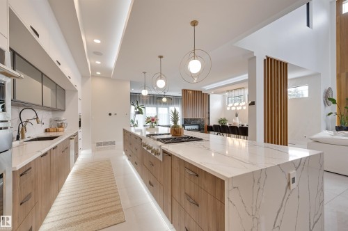 8908 140 Street, Edmonton, AB - Indoor Photo Showing Kitchen With Upgraded Kitchen