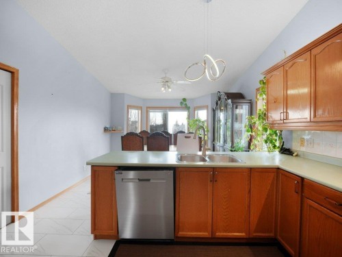5311 156 Avenue, Edmonton, AB - Indoor Photo Showing Kitchen With Double Sink