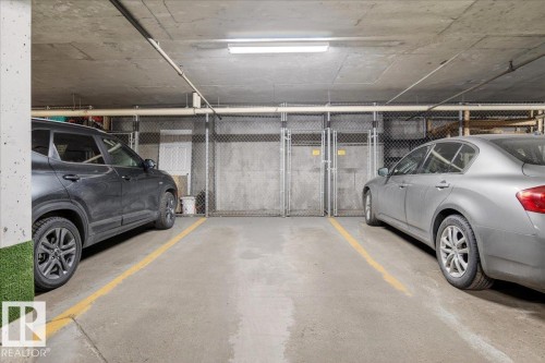 302 9760 176 Street, Edmonton, AB - Indoor Photo Showing Garage
