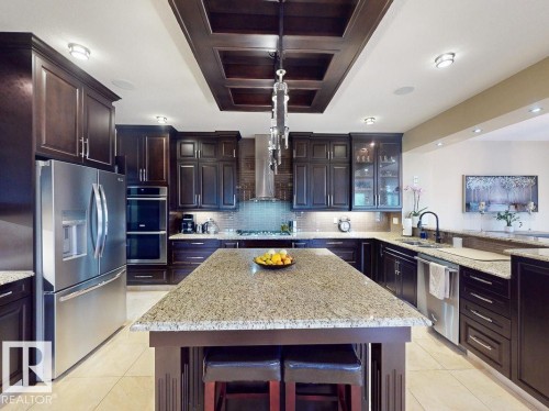 10617 174A Avenue, Edmonton, AB - Indoor Photo Showing Kitchen With Upgraded Kitchen