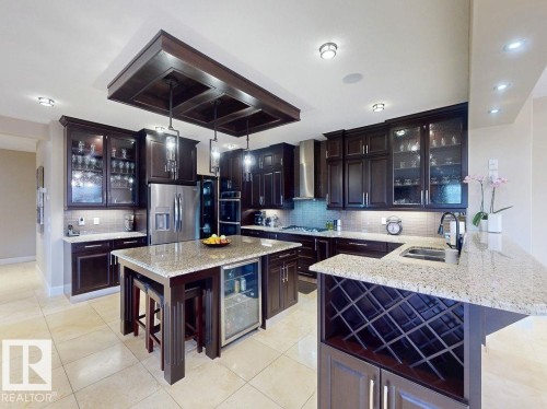10617 174A Avenue, Edmonton, AB - Indoor Photo Showing Kitchen With Double Sink With Upgraded Kitchen