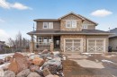 1 Chatwin Road, Sherwood Park, AB  - Outdoor With Deck Patio Veranda With Facade 