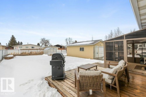 8 Princess Drive, Lamont, AB - Outdoor With Deck Patio Veranda