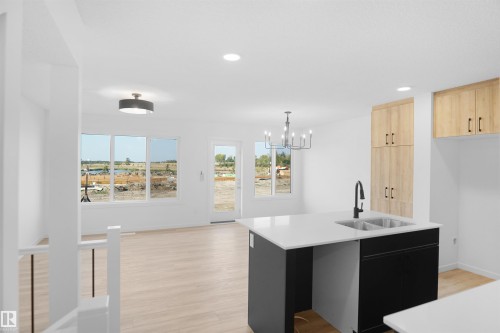 32 1430 Aster Way, Edmonton, AB - Indoor Photo Showing Kitchen With Double Sink