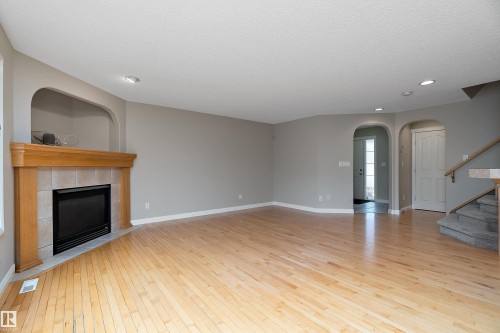 2176 Haddow Drive, Edmonton, AB - Indoor With Fireplace