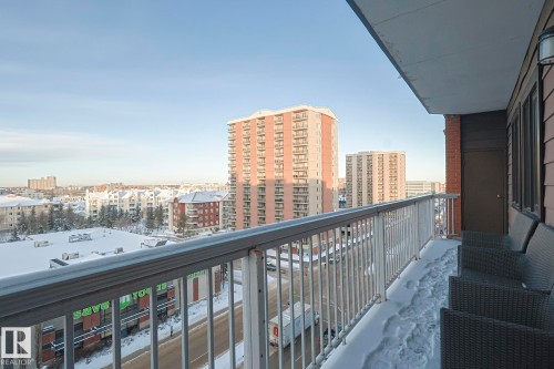 805 10175 109 Street, Edmonton, AB - Outdoor With Balcony With Exterior