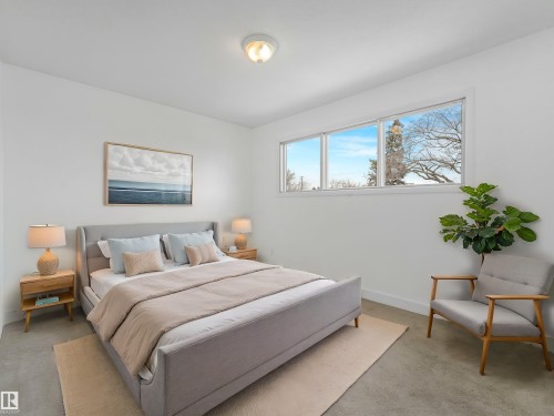 Virtually Staged - 12722/24 83 Street, Edmonton, AB - Indoor Photo Showing Bedroom
