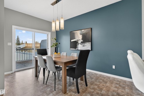 389 Simmonds Way, Leduc, AB - Indoor Photo Showing Dining Room