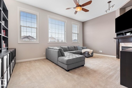 2 Longview Point(E), Spruce Grove, AB - Indoor With Fireplace