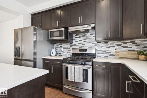 9844 80 Avenue, Edmonton, AB - Indoor Photo Showing Kitchen With Upgraded Kitchen