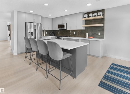 4636 151 Street, Edmonton, AB - Indoor Photo Showing Kitchen With Upgraded Kitchen