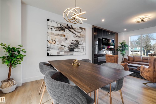 10814 108 Street, Edmonton, AB - Indoor Photo Showing Dining Room