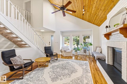 16 Perrault Place, St. Albert, AB - Indoor With Fireplace