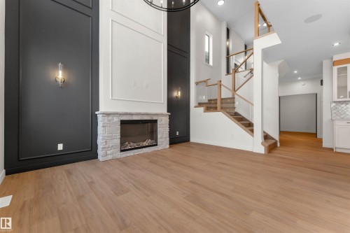 31 Eldridge Point(E), St. Albert, AB - Indoor With Fireplace